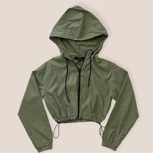 Forever 21 Drawstring Jacket cropped